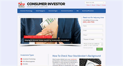 Desktop Screenshot of consumerinvestorresource.com