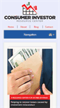 Mobile Screenshot of consumerinvestorresource.com